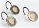 Dot Swirl Shower Curtain Hooks